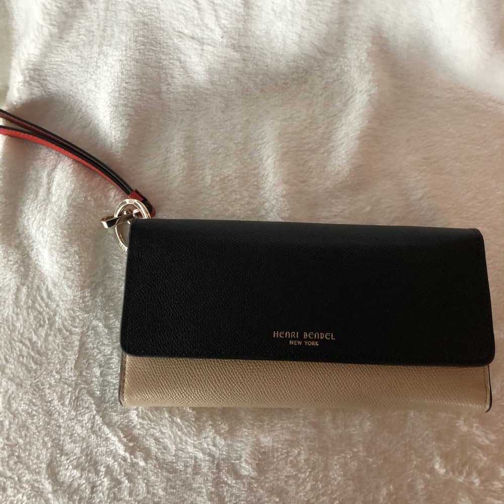 Henry Bendel Uptown wallet organizer two color
